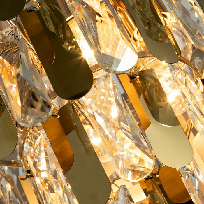 Светильник потолочный Vivien золотого цвета - лучшие Подвесные светильники в INMYROOM