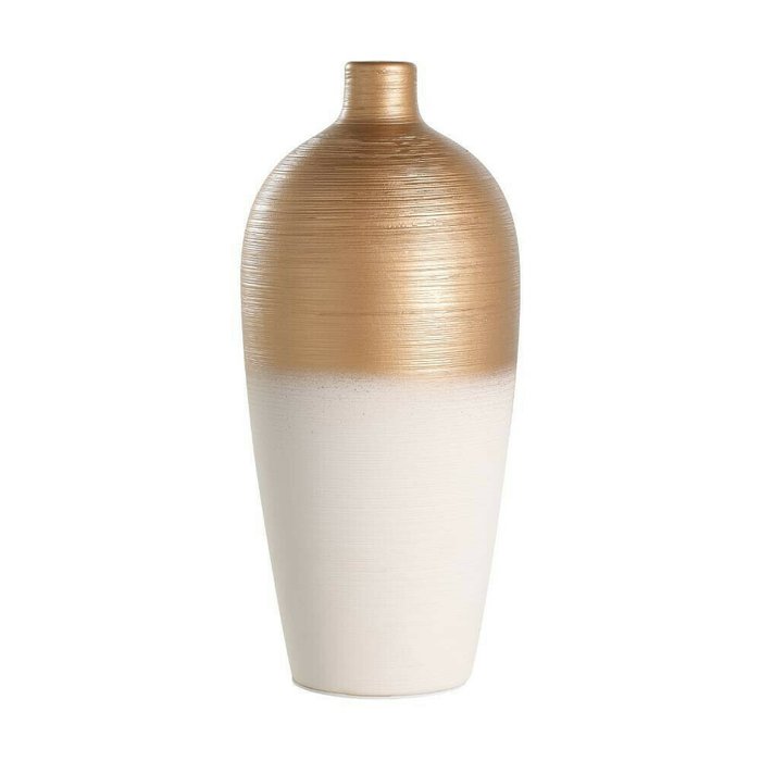 Ваза декоративная Saryksu бело-золотого цвета - купить Вазы  по цене 6990.0