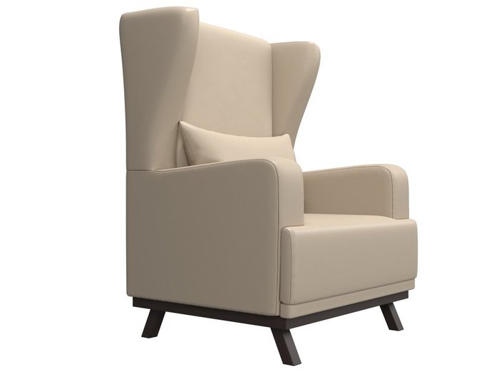 Кресло Джон бежевого цвета (экокожа) - лучшие Интерьерные кресла в INMYROOM