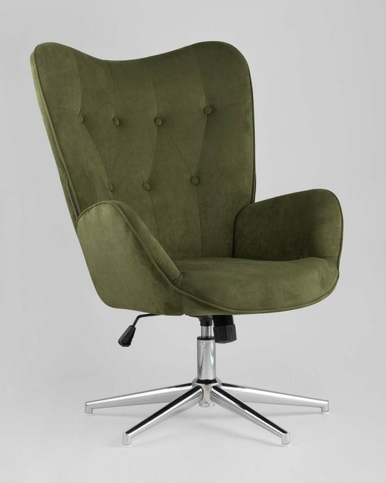 Кресло Филадельфия темно-зеленого цвета - купить Офисные кресла по цене 24990.0