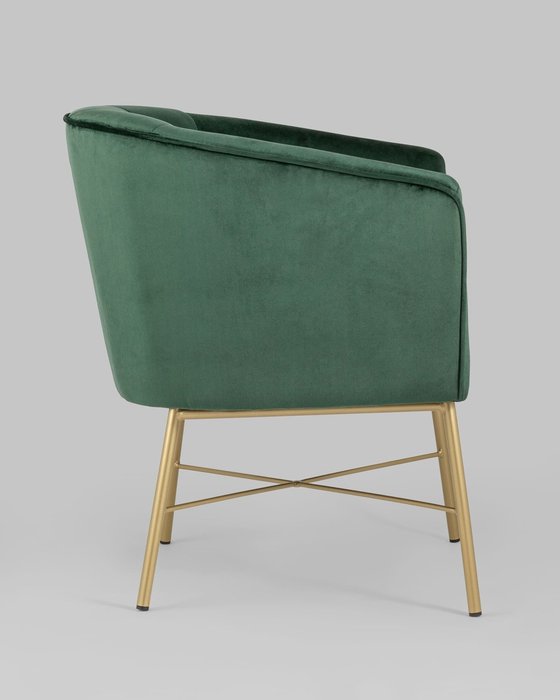 Кресло Шале зеленого цвета - лучшие Интерьерные кресла в INMYROOM