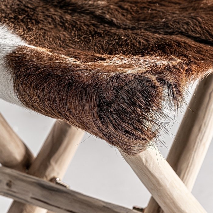 Подставка для ног Varverg коричнево-бежевого цвета - лучшие Пуфы в INMYROOM