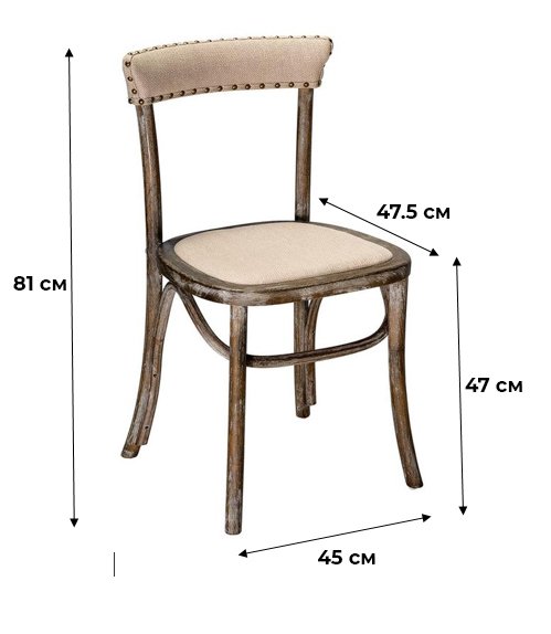 Стул Bent Vintage с деревянным каркасом  - купить Обеденные стулья по цене 10005.0