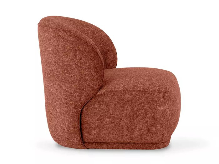 Кресло Ribera красно-коричневого цвета - лучшие Интерьерные кресла в INMYROOM