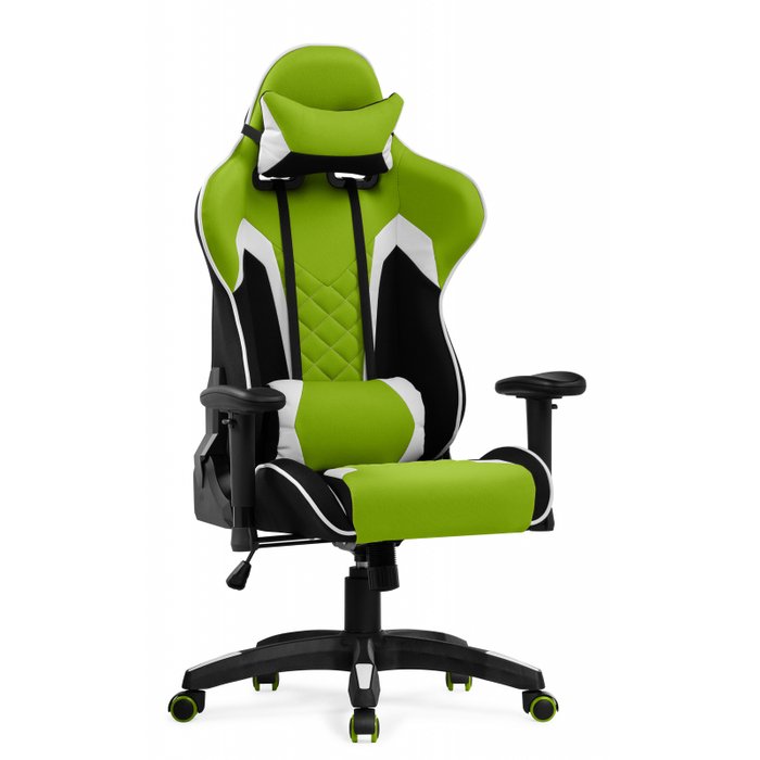 Компьютерное кресло Prime черно-зеленого цвета - купить Офисные кресла по цене 16749.0
