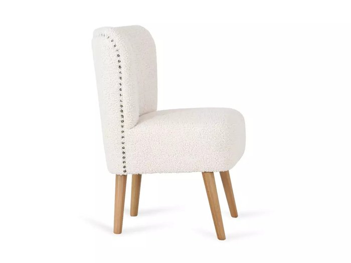 Кресло Barbara белого цвета - купить Интерьерные кресла по цене 20340.0