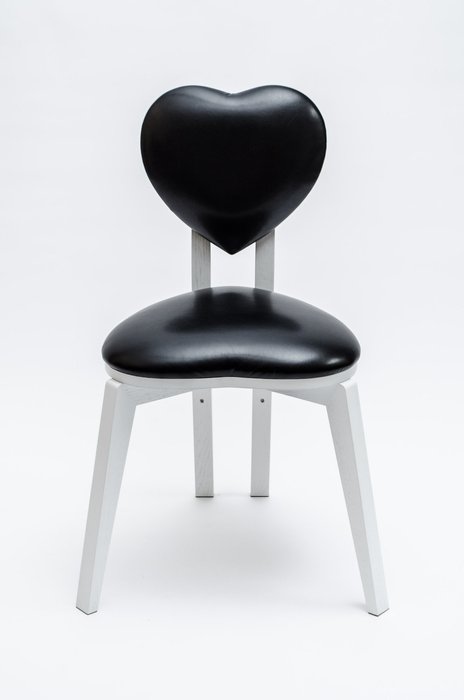 Стул Valentine черно-белого цвета  - купить Обеденные стулья по цене 18887.0