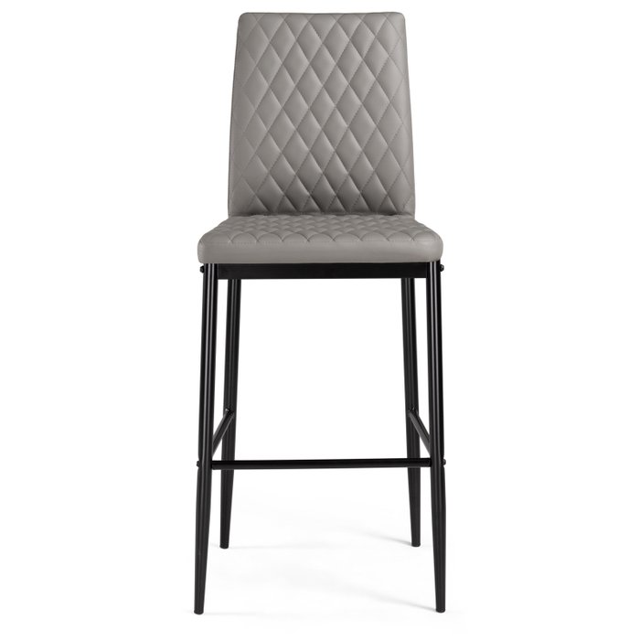 Стул полубарный Teon серого цвета - купить Барные стулья по цене 4060.0