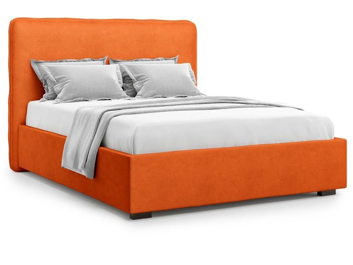 Кровать Brachano с подъемным механизмом 160х200 оранжевого цвета - купить Кровати для спальни по цене 38000.0