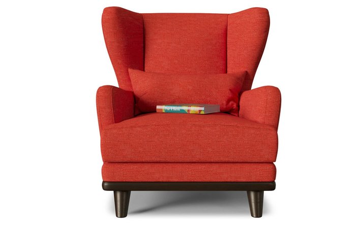 Кресло Оскар dream красного цвета - купить Интерьерные кресла по цене 11896.0
