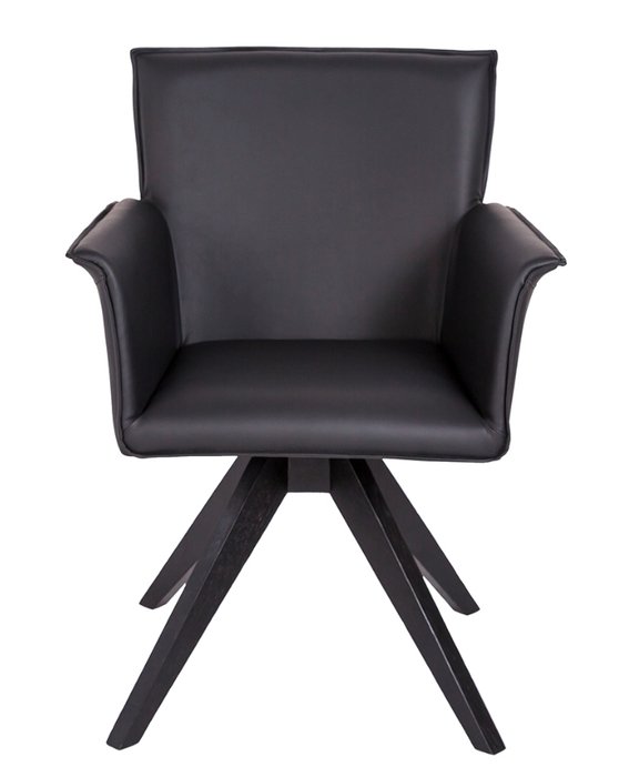 Поворотное кресло черного цвета - купить Интерьерные кресла по цене 38990.0