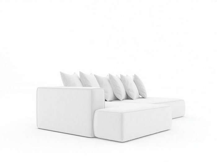 Угловой диван-кровать Норман 280 светло-серого цвета - лучшие Угловые диваны в INMYROOM