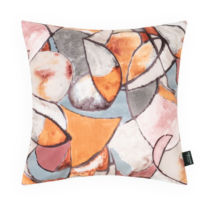 Декоративная подушка Fleur dimrose с абстрактным рисунком