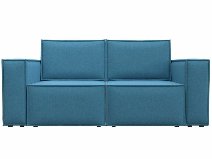 Диван-кровать Куба мини голубого цвета - купить Прямые диваны по цене 54999.0