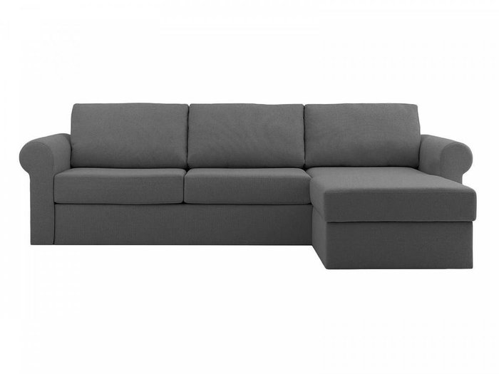 Угловой диван-кровать Peterhof серого цвета