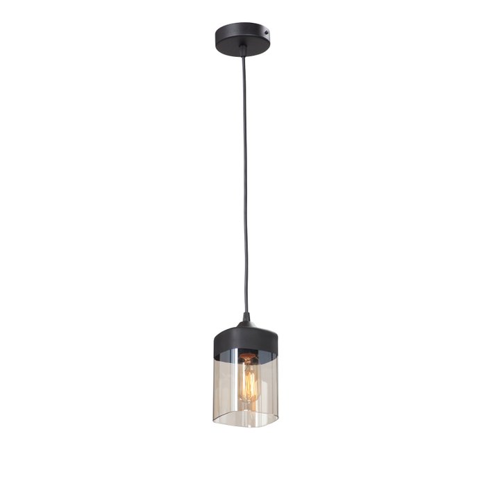 Подвесной светильник V4923-1/1S (стекло, цвет светло-коричневый)