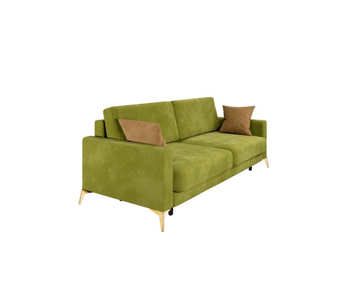 Диван-кровать Наоми оливкового цвета - купить Прямые диваны по цене 74349.0