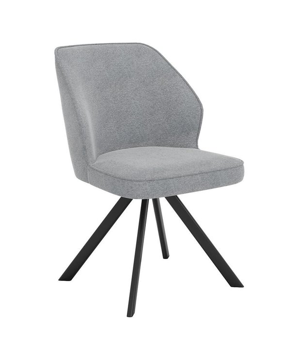 Стул DikLine 233 поворотный серого цвета - купить Обеденные стулья по цене 8390