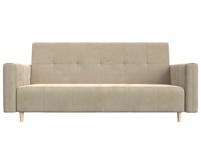Прямой диван-кровать Вест бежевого цвета - купить Прямые диваны по цене 28999.0