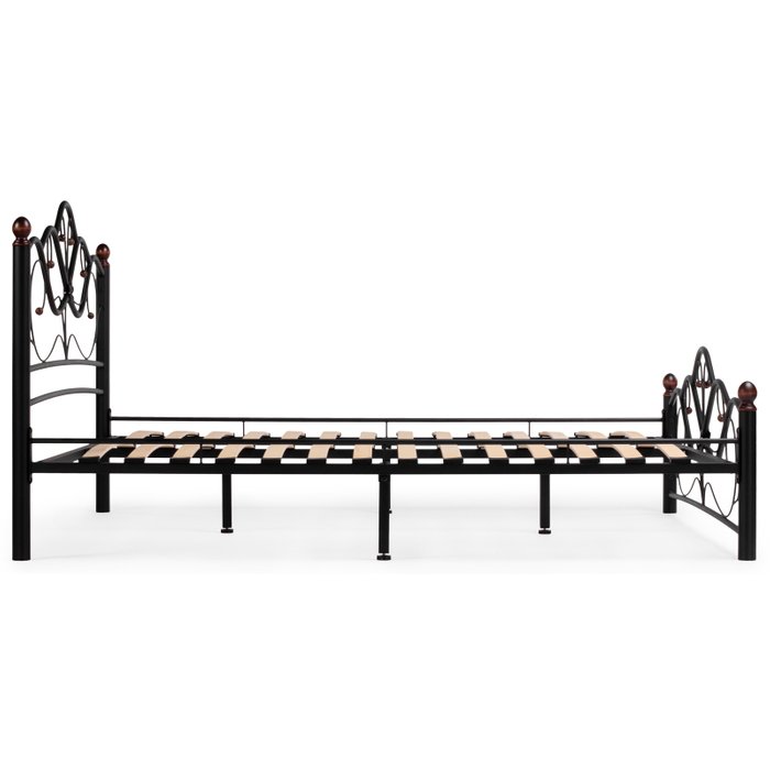 Кровать с основанием Виктори 160х200 черного цвета - купить Кровати для спальни по цене 22390.0
