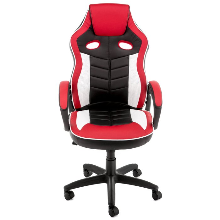 Компьютерное кресло Anis черно-красно-белого цвета - купить Офисные кресла по цене 13860.0