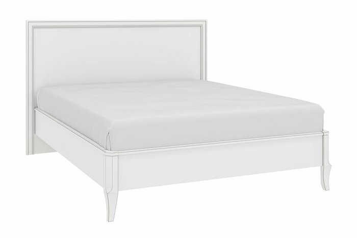 Кровать Онтарио 160х200 серо-белого цвета - купить Кровати для спальни по цене 90299.0
