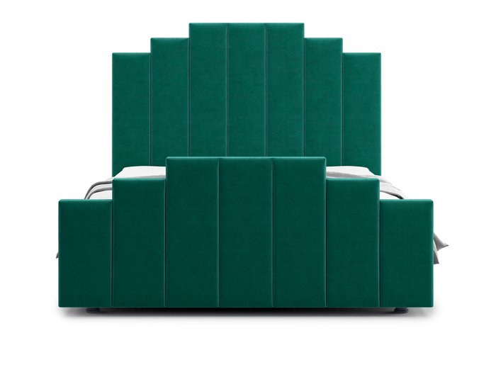 Кровать Velino 140х200 темно-зеленого цвета с подъемным механизмом - купить Кровати для спальни по цене 43700.0