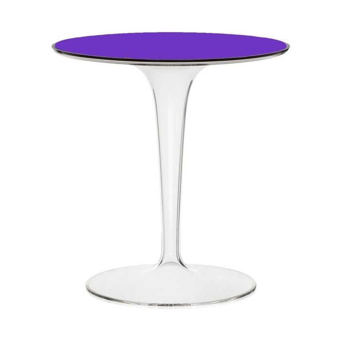 Кофейный стол TipTop с фиолетовой столешницей 