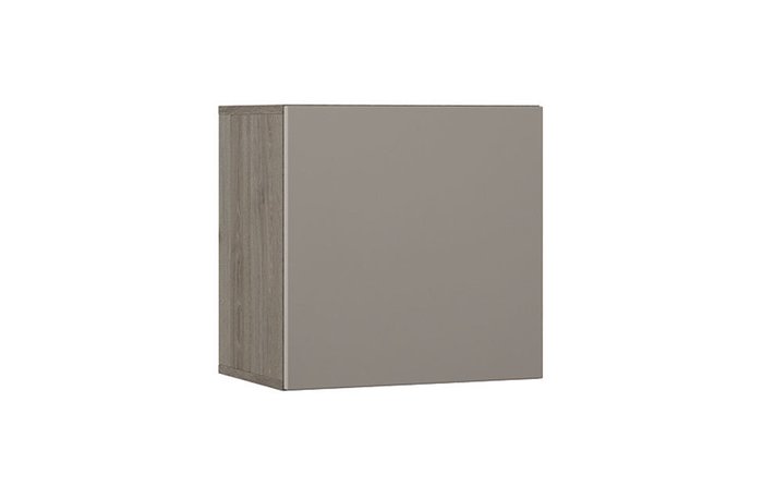 Полка навесная Анри Урбан с фасадом серого цвета - лучшие Навесные шкафы в INMYROOM