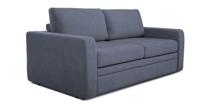 Прямой диван-кровать Бруно черного цвета  - купить Прямые диваны по цене 88566.0