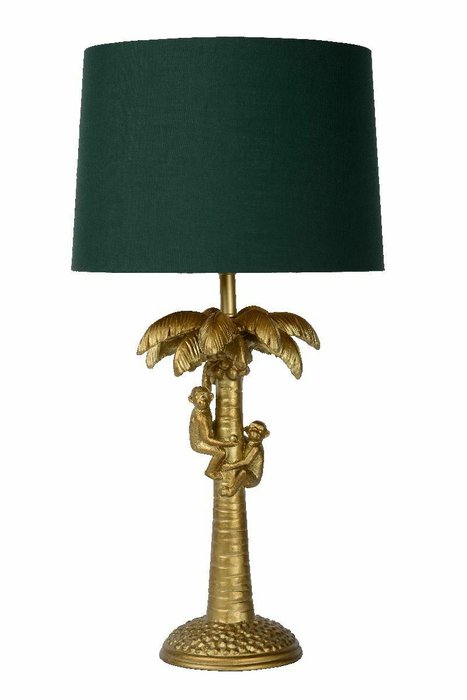 Настольная лампа Extravaganza Coconut 10505/81/02 (ткань, цвет зеленый) - купить Настольные лампы по цене 19510.0