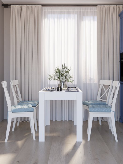 Стол обеденный Мальта белого цвета - лучшие Обеденные столы в INMYROOM