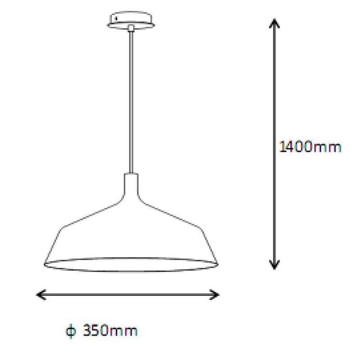 Подвесной светильник Bowi из металла золотого цвета - купить Подвесные светильники по цене 16709.0