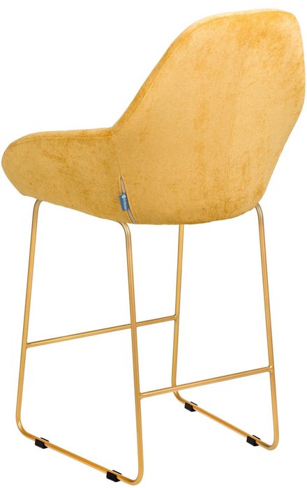 Кресло барное Kent желтого цвета - лучшие Барные стулья в INMYROOM