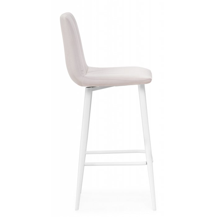 Барный стул Дани белого цвета - лучшие Барные стулья в INMYROOM