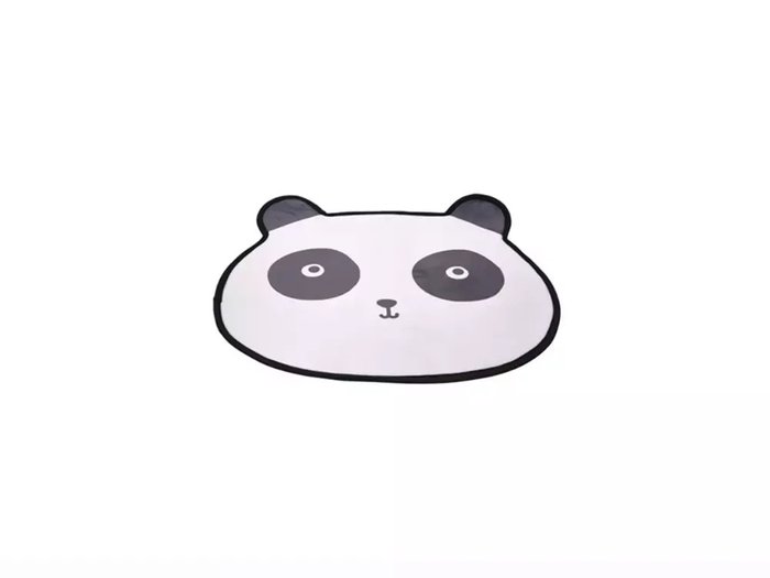 Коврик напольный Funny Animals 52х60 бело-черного цвета 