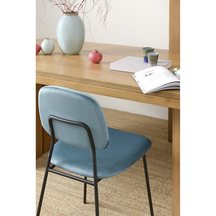 Стул Tilla темно-бирюзового цвета - лучшие Обеденные стулья в INMYROOM