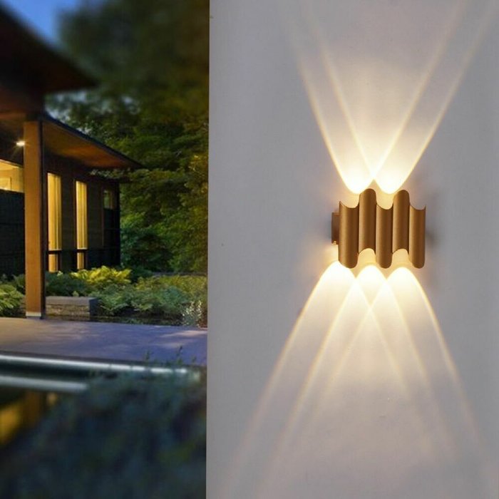 Архитектурный светильник 86851-9.2-005KT LED5W GOLD (металл, цвет золото) - купить Настенные уличные светильники по цене 1520.0 Архитектурный светильник 86851-9.2-005KT LED5W GOLD (металл, цвет золото) - купить Настенные уличные светильники по цене 1520.0