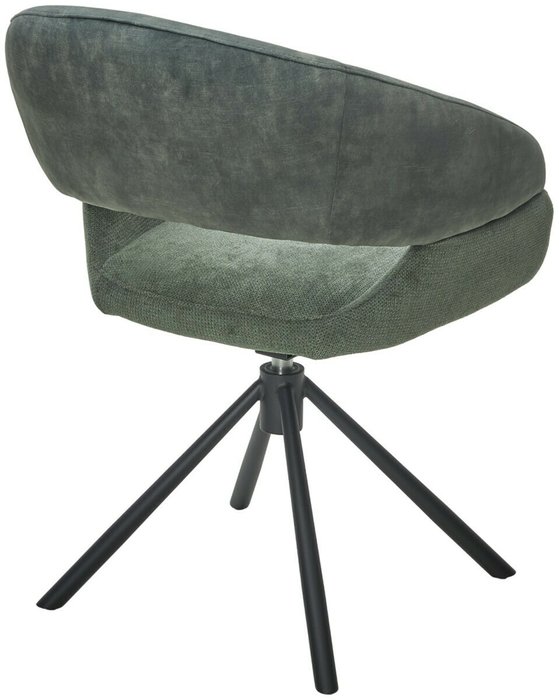 Стул Ember вращающийся зеленого цвета - лучшие Обеденные стулья в INMYROOM