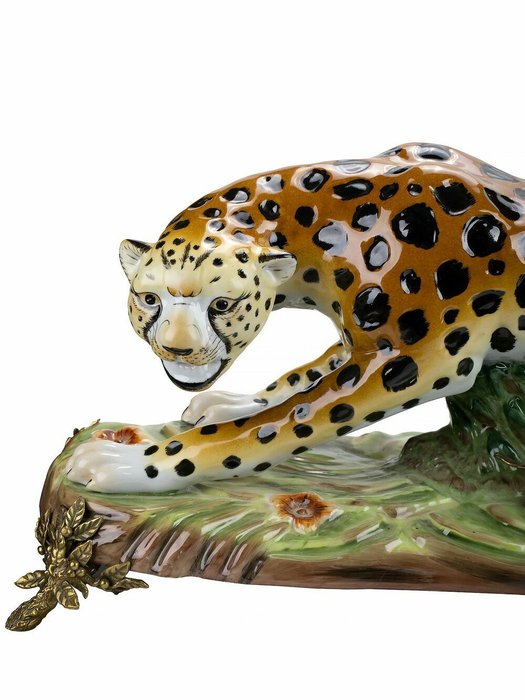 Фигура Леопард коричневого цвета - лучшие Фигуры и статуэтки в INMYROOM