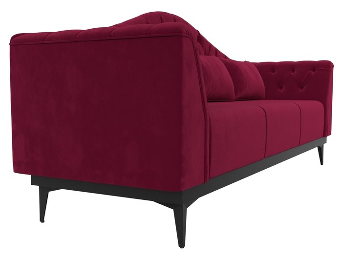 Прямой диван-кровать Флорида бордового цвета - лучшие Прямые диваны в INMYROOM