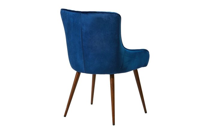 Мягкий стул синего цвета - лучшие Обеденные стулья в INMYROOM