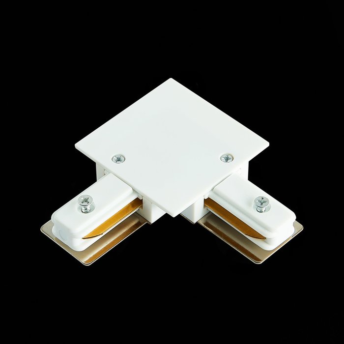 Коннектор угловой белого цвета - купить Соединитель (коннектор) для треков по цене 300.0