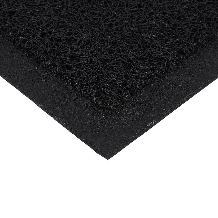 Коврик пористый Посторонним вход воспрещен 40х60 черного цвета - лучшие Придверные коврики в INMYROOM