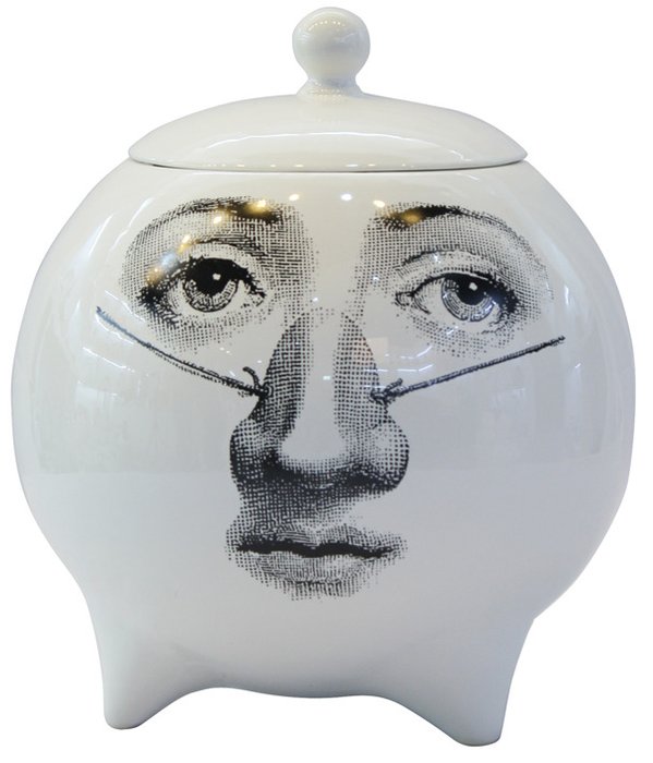 Декоративная ваза с крышкой Scent Sphere Face