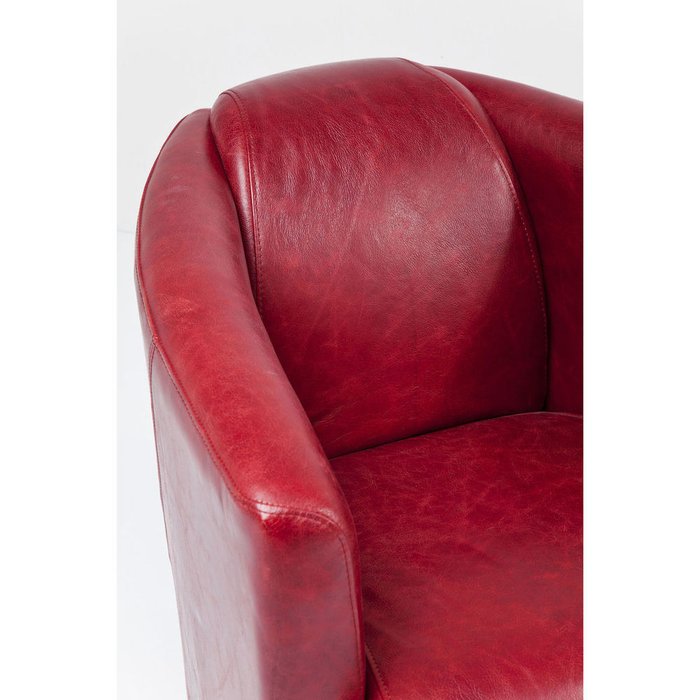 Кресло Cigar Lounge красного цвета - лучшие Интерьерные кресла в INMYROOM
