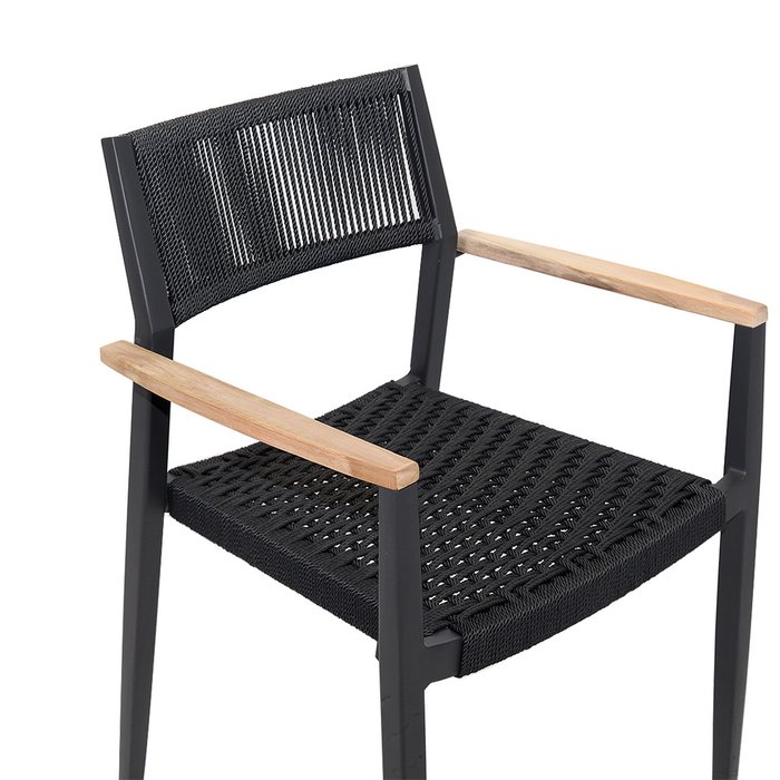 Стул садовый Toronto черного цвета - купить Садовые стулья по цене 24500.0