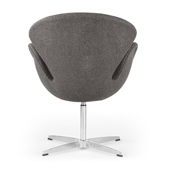 Кресло Swan серого цвета - купить Интерьерные кресла по цене 29900.0