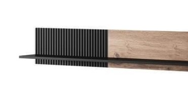 Полка Random P-2 бежево-черного цвета - лучшие Полки в INMYROOM