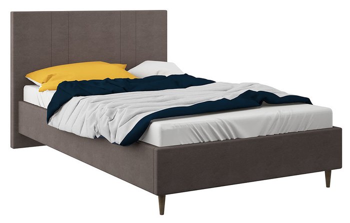 Кровать Анри Урбан 120х200 темно-серого цвета - лучшие Кровати для спальни в INMYROOM